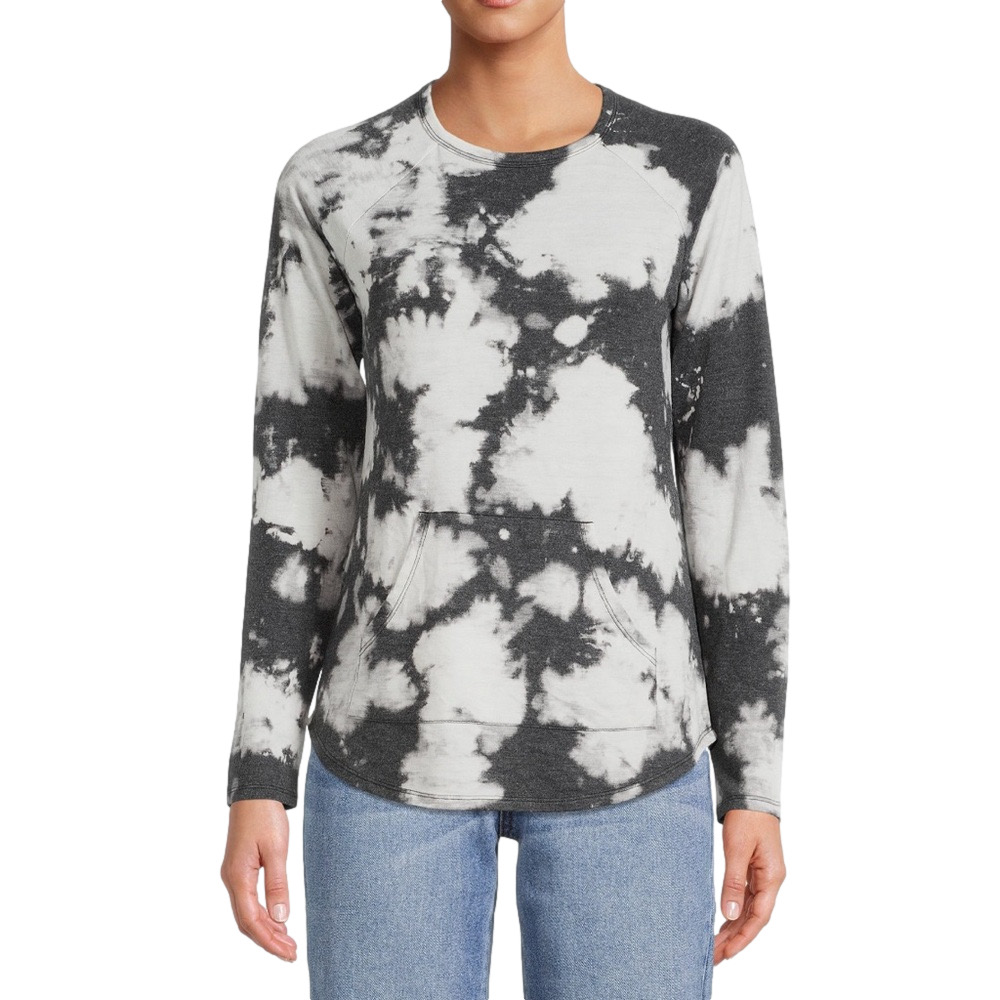 No Boundaries Juniors Raglan Tie Dye T Shirt